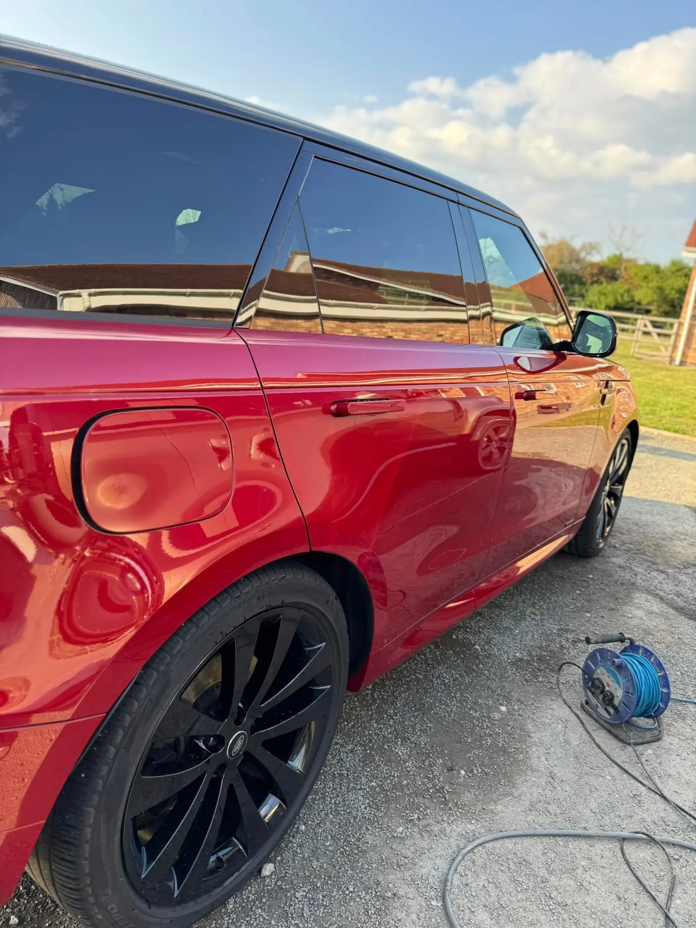 Red Range Rover